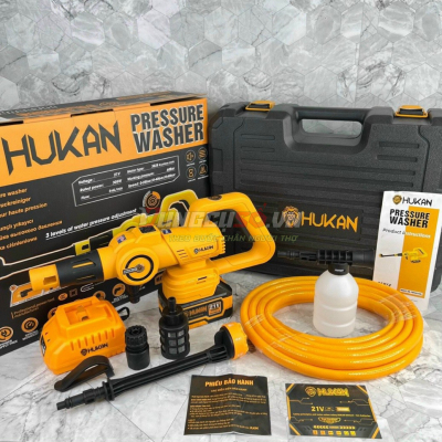 Máy rửa xe dùng pin 21V Hukan HK-PW38287BL