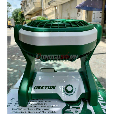 Quạt dùng pin Dekton M21-Q255 (Chưa Pin Sạc)